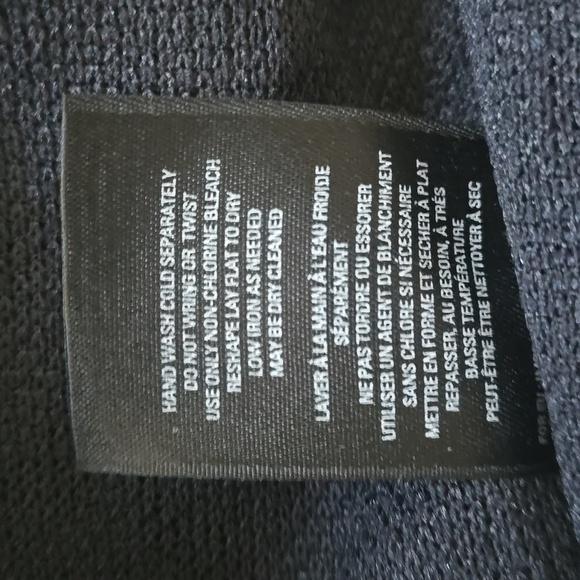 Maeve Colorblock Knit Sweater Dress Cream/Tan/Blue Size 14 - Picture 14 of 14